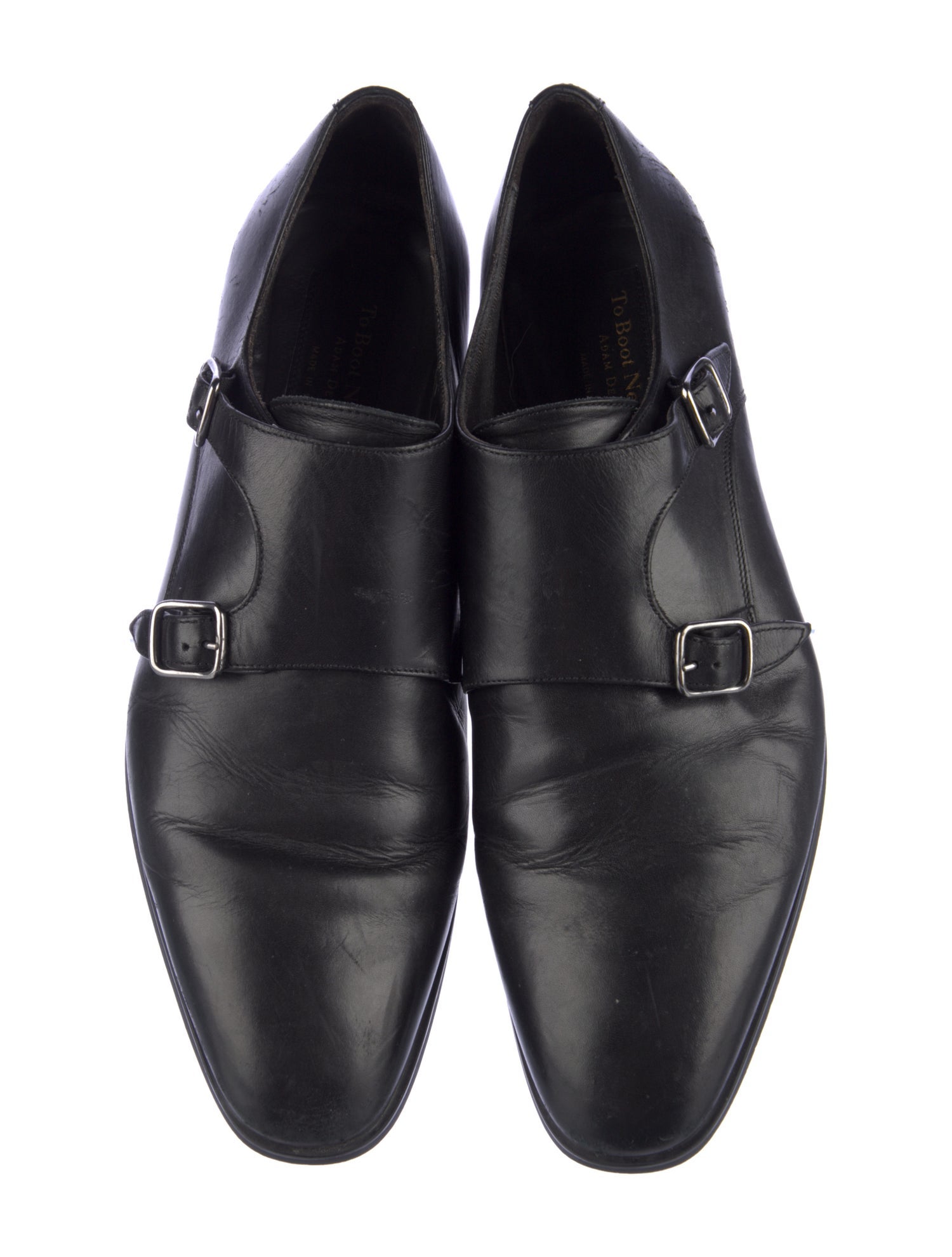 To Boot New York Leather Monk Straps